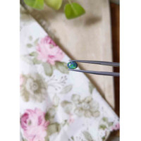 0.70 Ct. Cabochon Black Opal from Australia Life Style