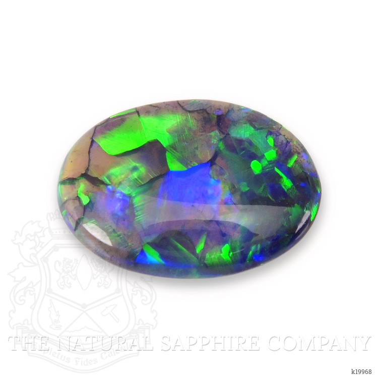 0.73 Ct. Cabochon Black Opal from Australia