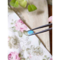 0.81 Ct. Cabochon Semi-Black Opal from Australia Life Style