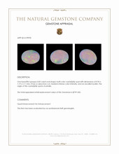 0.85 Ct. Cabochon Crystal/Jelly Opal from Australia Appraisal