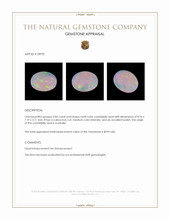 0.85 Ct. Cabochon Crystal/Jelly Opal from Australia Appraisal