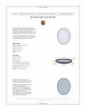 0.85 Ct. Cabochon Crystal/Jelly Opal from Australia 3 D Scan Report