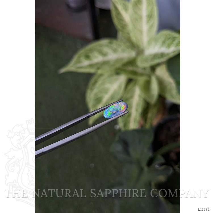 1.79 Ct. Cabochon Semi-Black Opal from Australia