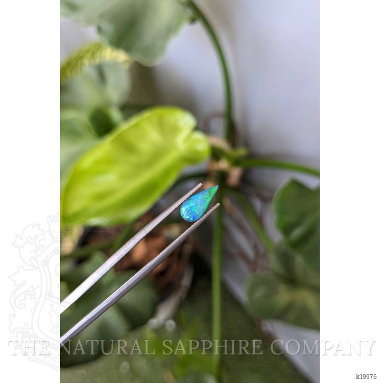 1.05 Ct. Cabochon Black Opal from Australia
