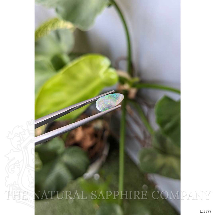 1.11 Ct. Cabochon Semi-Black Opal from Australia