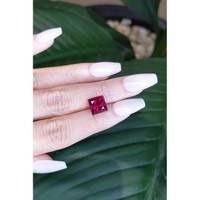 3.94 Ct. Rubellite Tourmaline from Mozambique Life Style