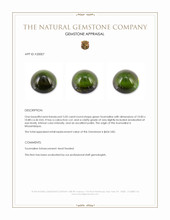 5.05 Ct. Cabochon Tourmaline from Mozambique Appraisal