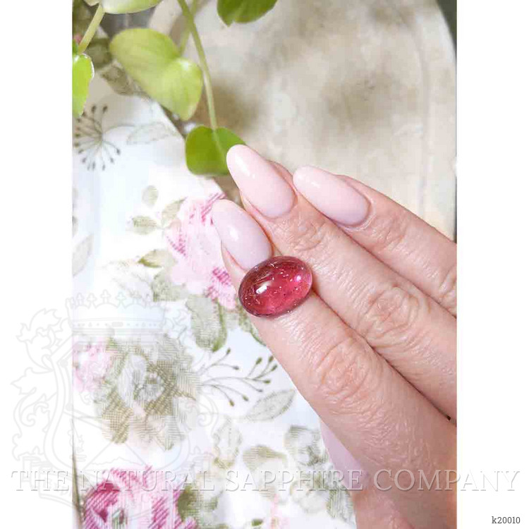 11.53 Ct. Cabochon Rubellite Tourmaline from Brazil