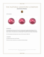 3.00 Ct. Cabochon Tourmaline from Mozambique Appraisal