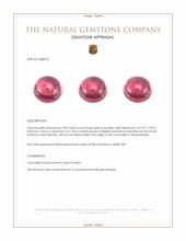 3.00 Ct. Cabochon Tourmaline from Mozambique Appraisal