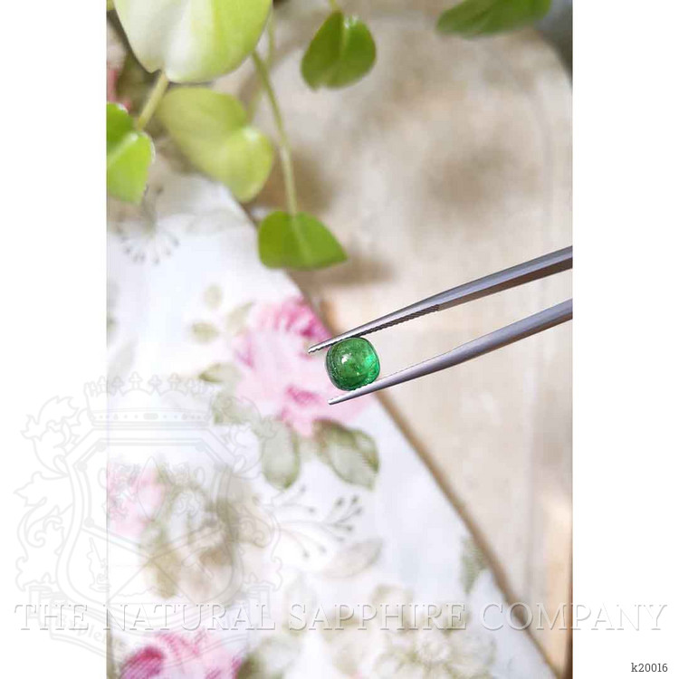 3.12 Ct. Cabochon Tsavorite Garnet from Tanzania