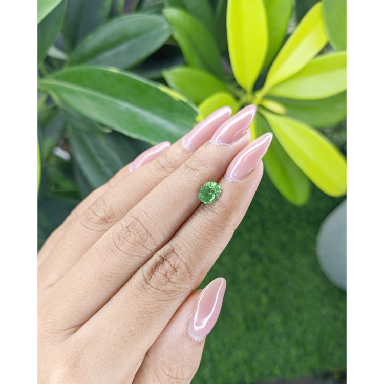 1.04 Ct. Tsavorite Garnet from Tanzania