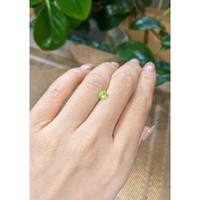 0.65 Ct. Demantoid Garnet from Madagascar Life Style