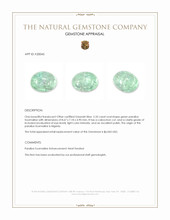 2.35 Ct. Green Cabochon Paraiba Tourmaline from Nigeria Appraisal