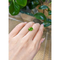 3.40 Ct. Peridot from Burma (Myanmar) Life Style