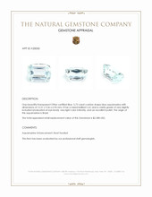 5.72 Ct. Aquamarine from Brazil Appraisal