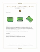 2.58 Ct. Tourmaline from Mozambique Appraisal