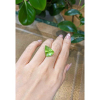 9.65 Ct. Peridot from Burma (Myanmar) Life Style