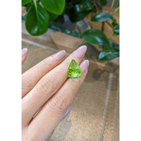 9.65 Ct. Peridot from Burma (Myanmar) Life Style