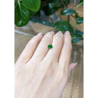 1.08 Ct. Tsavorite Garnet from Tanzania Life Style