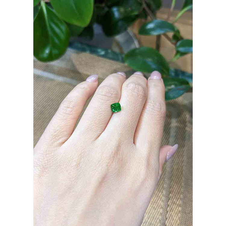 1.08 Ct. Tsavorite Garnet from Tanzania