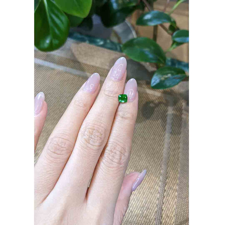 1.08 Ct. Tsavorite Garnet from Tanzania