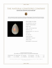 10.32 Ct. Multi Color Cabochon White Opal (Light Opal) from Ethiopia Scan Report