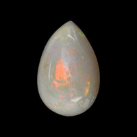 10.32 Ct. Cabochon White Opal from Ethiopia Video