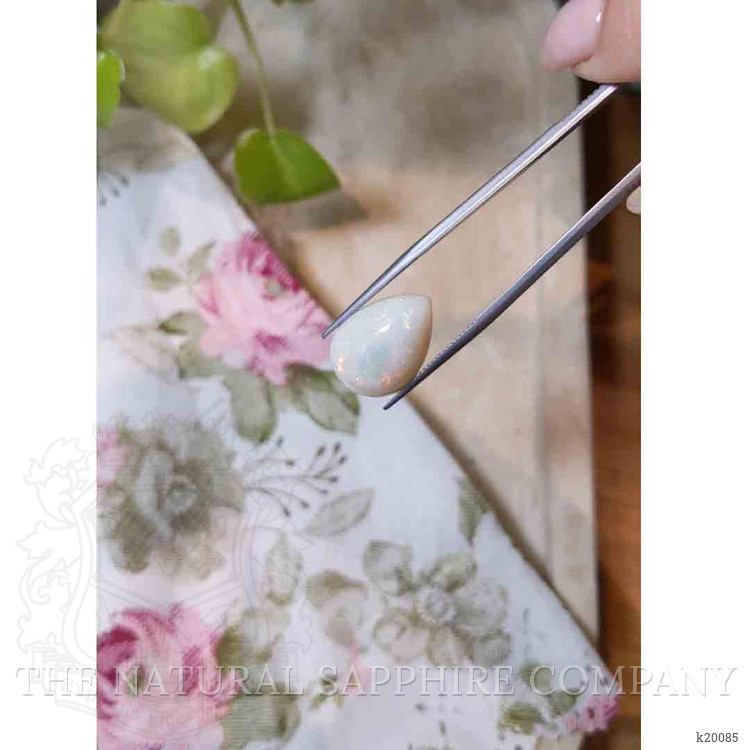 10.32 Ct. Cabochon White Opal from Ethiopia