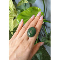 59.38 Ct. Cabochon Jade from Burma (Myanmar) Life Style