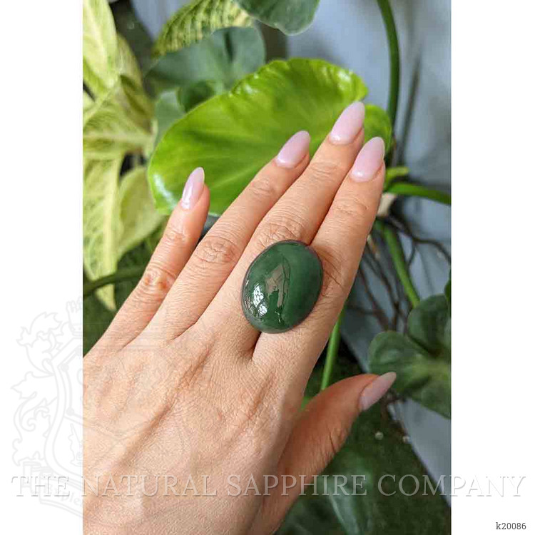 59.38 Ct. Cabochon Jade from Burma (Myanmar)