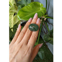 59.38 Ct. Cabochon Jade from Burma (Myanmar) Life Style