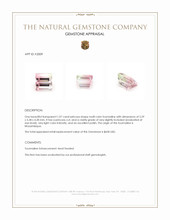 1.07 Ct. Tourmaline from Mozambique Appraisal