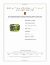 9.35 Ct. Chrysoberyl from Ceylon (Sri Lanka) Scan Report