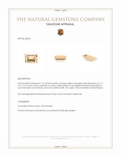 1.10 Ct. Tourmaline from Mozambique Appraisal