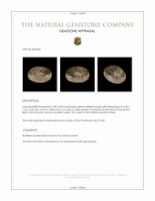 1.89 Ct. Cabochon Rutilated Quartz from Brazil Appraisal