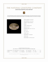 1.89 Ct. Yellow Cabochon Rutilated Quartz from Brazil Scan Report