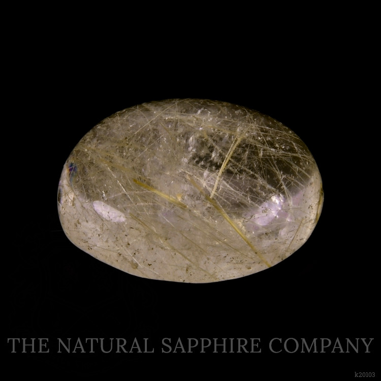 1.89 Ct. Cabochon Rutilated Quartz from Brazil