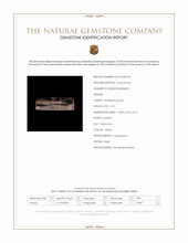 3.19 Ct. Yellow Cabochon Rutilated Quartz from Brazil Scan Report