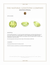 1.18 Ct. Chrysoberyl from Ceylon (Sri Lanka) Appraisal