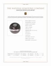 2.55 Ct. Brown Cabochon Chrysoberyl from Ceylon (Sri Lanka) Scan Report