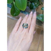 16.03 Ct. Prasiolite from Brazil Life Style