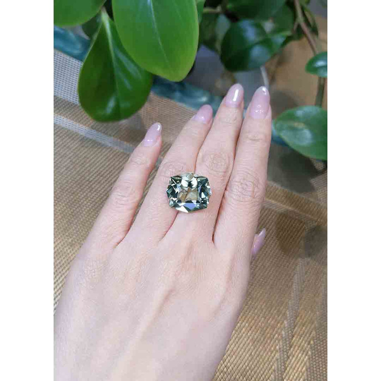 16.03 Ct. Prasiolite from Brazil