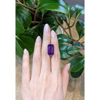 13.89 Ct. Amethyst from Bolivia Life Style