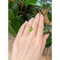 3.68 Ct. Peridot from Afghanistan Life Style