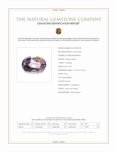 5.06 Ct. Bi Color Ametrine from Ceylon (Sri Lanka) Scan Report
