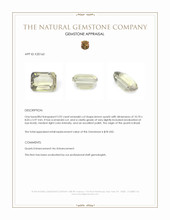 3.92 Ct. Quartz from Brazil Appraisal