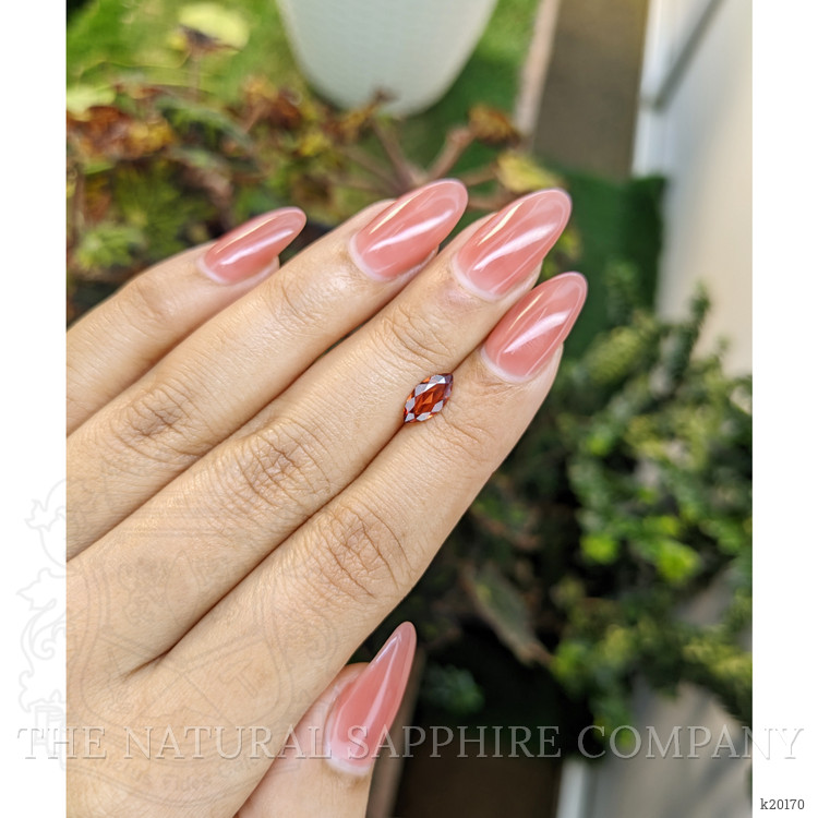 0.83 Ct. Garnet from Ceylon (Sri Lanka)