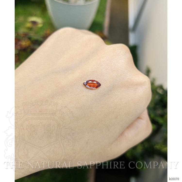 0.83 Ct. Garnet from Ceylon (Sri Lanka)