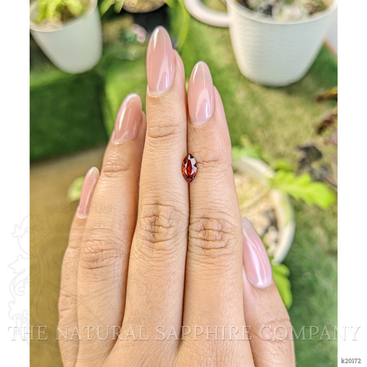 0.96 Ct. Garnet from Ceylon (Sri Lanka)